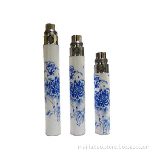 E-cigarette Batteries with Beautiful Appearance, Colorful Flower eGo-Q Batteries